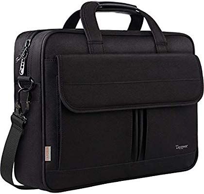 Laptop Bag 15.6 Inch,Water Resistant Briefcase, 15inch Expandable Messenger Shoulder Bag with Strap, Taygeer Carry On Handle Case for Computer/Notebook/Tablet for Business Men/Women, Black Business Briefcase, Laptop Briefcase, Laptop Bag, Macbook, Water Resistant, Laptop, Computer, For Men, Water