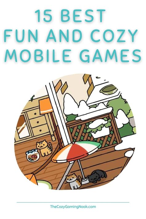 Discover the 15 best fun and cozy mobile games that are perfect for unwinding. From charming puzzles to relaxing simulations, these games offer delightful experiences right at your fingertips! Fun Games Iphone, Cozy Games For Iphone, Cozy Phone Games, Cozy Ipad Games, Cozy Iphone Games, Fun Phone Games, Cozy Games On Mobile, Cozy Mobile Games, Fun Mobile Games