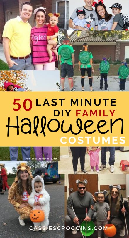 50 Awesome DIY Family Halloween Costumes you can pull together last minute! Lots of family of 3 costumes! Halloween cosutmes | diy | last minute | family of 3 | family of 4 | family costume ideas | halloween costume ideas | easy halloween costumes | with baby | with toddler | with kids | for 4 | for three | funny | scary | dress up | #halloween #cassiescroggins #familycostumes Easy Family Halloween Costumes, Family Costumes For 3, Family Themed Halloween Costumes, Halloween Costumes For Adults, Sibling Halloween Costumes, Halloween Birthdays, Halloween Costumes For Family, Costumes For Adults, Themed Halloween Costumes