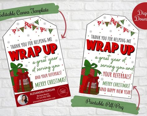 PartyPropsTreasures - Etsy Real Estate Pop By Ideas, Pop By Gifts, Holiday Survival Kit, Pop By Ideas, Survival Kit For Teachers, Favour Tags Template, Paper Pop, Christmas Pops, Wine Tags