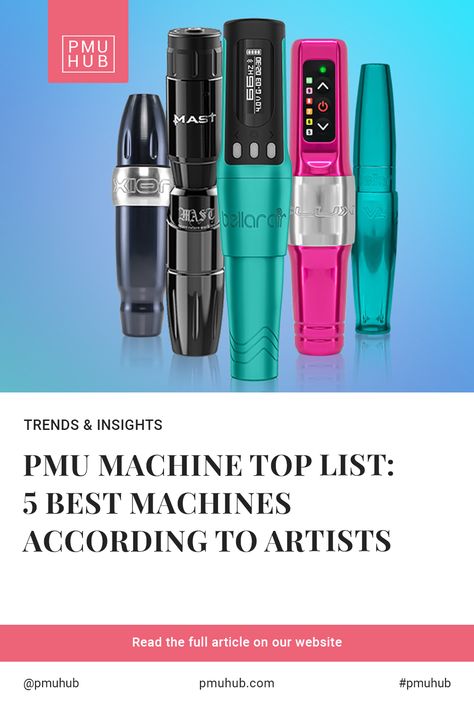 If you are just starting out as a permanent makeup artist, one of the first things you need to think about is getting the right equipment. Choosing the right PMU machine is very important. But with so many options, it can be so hard to choose, especially if you’re a beginner! To help you decide and invest in the best PMU machine for your needs, read this article! Permanent Makeup Business, Pmu Business, Pmu Studio, Pmu Machine, Permanent Makeup Studio, Permanent Makeup Artist, Lip Blushing, Cosmetic Tattooing, Powder Brows