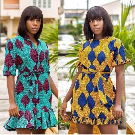 ac5dab2e99eee9cf9ec672e383691302desc49073702ri Ankara Short Gowns, African Ladies, Ankara Short, Ankara Short Gown Styles, Best African Dresses, Short African Dresses, African Fashion Skirts, African Wear Dresses, Afrikaanse Mode