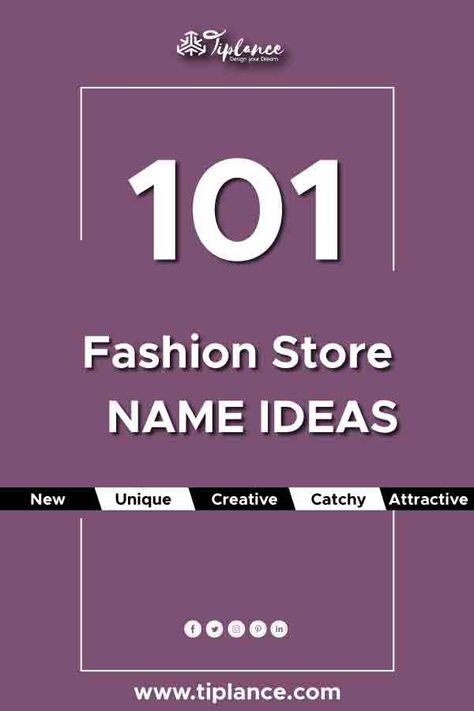 113 Unique Fashion Company Names for your Brand  Are you passionate about Fashion Designing and want to start your own Fashion business. When it comes to having your own business or Brand it is very important to give a unique Business name to your company that gives value to you and makes you different from others. Online Shop Name Ideas Fashion Logo, Clothing Line Name Ideas For Women, Online Fashion Store Name Ideas, Boutique Names Ideas Unique Logo, How To Name Your Online Store, Name For Shop Clothes, Fashion Design Name Idea, Brand Anniversary Campaign Ideas, Name For Instagram Username For Fashion Designer