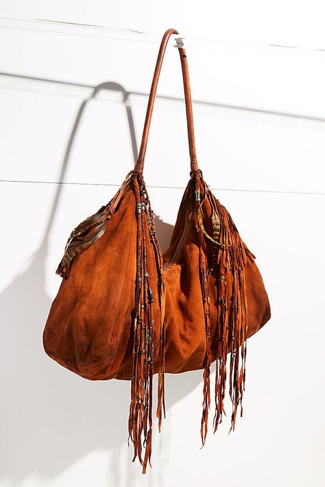 Boho Bags, Fringe Purses & Handbags for Women | Free People Leather Fringe Bag, Boho Handbags, Suede Clutch, Fringe Purse, Bohemian Bags, Boho Fringe, Fringe Bags, Boho Purses, Boho Bags