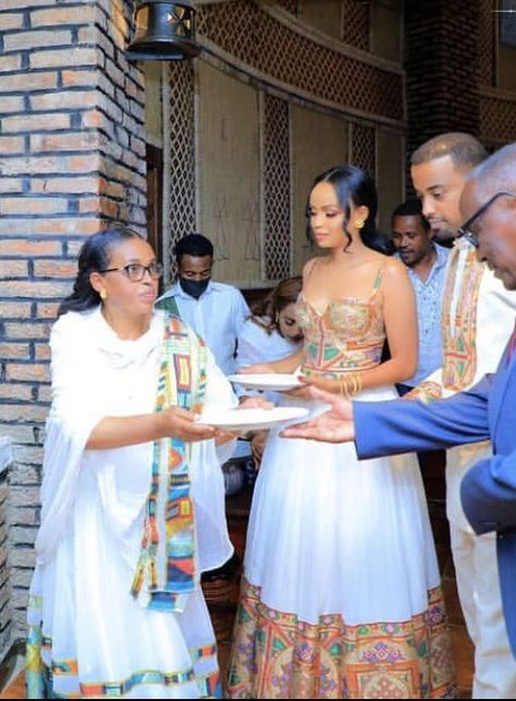 Ethiopian Melse Dress, Habesha Wedding Dress Bridesmaid, Habesha Wedding Dress, Eritrean Clothing, Ethiopian Wedding Dress, Habesha Wedding, Eritrean Dress, Ethiopian Culture, Ethiopian Wedding