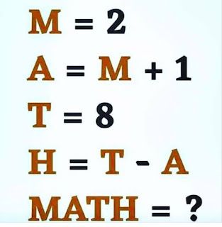 Math puzzle answer Funny Maths Questions, Math Picture Puzzles, Math Quiz For Grade 1, Math Puzzles Brain Teasers With Answers, Maths Puzzles Maths Puzzles With Answers, Math Quiz Challenges, Maths Quiz With Answers, Puzzles With Answers Logic, Maths Puzzles With Answers