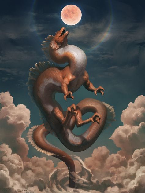 Taran Fiddler, Philippine Mythology, Eastern Dragon, Cool Dragons, Here Be Dragons, Image Painting, Dragon Artwork, Creatures Art, Mythical Creatures Art