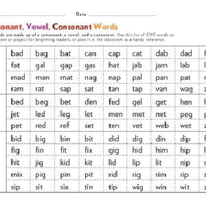 Is that a cat, a bat, or a hat? Practice reading and writing consonant-vowel-consonant pattern words with your child to develop him into a quick reader. Your child will be producing CVC words in no time! Consonant Vowel Consonant Words, Class Worksheets, Teaching Vowels, Vowel Consonant, Consonant Words, Ccvc Words, Cvcc Words, Writing Cvc Words, Cvc Words Kindergarten