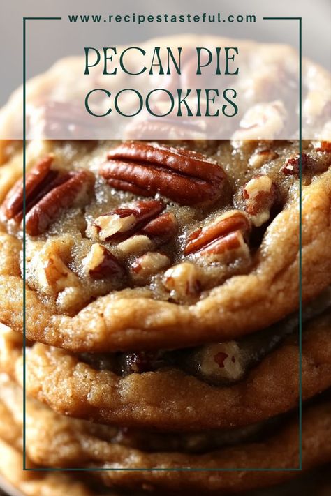 These Pecan Pie Cookies are easy to make, absolutely delicious, and perfect for any festive occasion! They feature a buttery cookie base topped with a gooey pecan filling that will disappear before you know it. Pecan Filling, Pecan Pie Cookies, Christmas Cookie Recipes Holiday, Pie Cookies, Christmas Baking Recipes, Pecan Cookies, Pecan Recipes, Cookie Bar Recipes, Cookie Pie