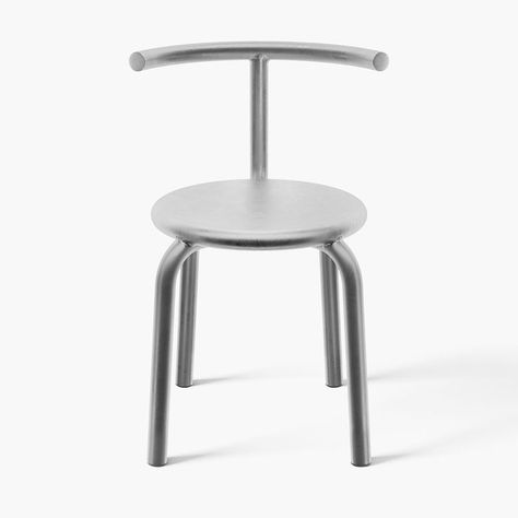 Aluminum Chairs, Chaise Metal, Conference Chairs, Chaise Design, Stool Chair, Furniture Details, Public Spaces, Apartment Inspiration, Easy Chair