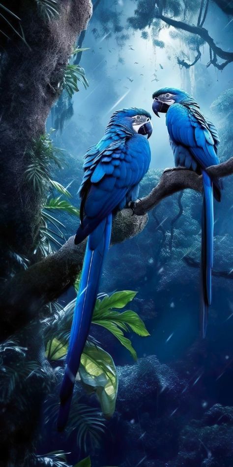 Macaw Art, Parrot Wallpaper, Blue Macaw, Android Wallpaper Art, Parrots Art, Iphone Wallpaper Stills, Jungle Art, Beautiful Nature Wallpaper Hd, Iphone Wallpaper Hd Nature