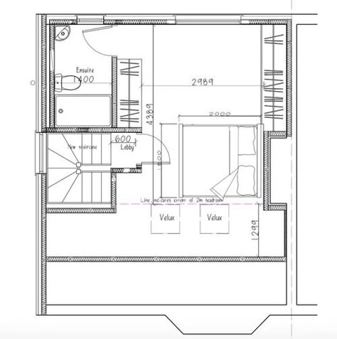 Loft Conversion Layout (Hip to Gable 1930s house) | Houzz UK Small Dormer Loft Conversion, Loft Extension Floorplan, Loft Conversion Plans Layout, 1930 Loft Conversion, 1930s Loft Conversion, Hip To Gable Loft Conversion, Loft Conversion Ideas Layout Floor Plans, Loft Conversion Floor Plan, Loft Conversion Before And After