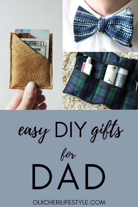 Upcycled Gift ideas for Dad! These creative homemade Father's Day crafts/diy gifts are sure to make Dad happy! These are all DIY projects that can be made from items you have on hand/recycling old clothing/jars! Last Minute Father's Day Gifts Diy, Sewing Gift Ideas For Dad, Mens Homemade Gifts, Homemade Mens Gifts, Mens Crafts Ideas For Men, Easy Sewing Gifts For Men, Useful Diy Gifts For Men, Diy Sewing Gifts For Men, Diy Gifts For Dad From Kids