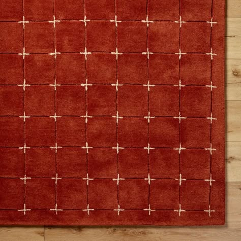 AllModern Jason Wu Saguaro Rug - Wayfair Canada Red Pattern Rug, Textured Rugs Living Room, Burgundy Rug Living Room, Dining Room Rug Modern, Green Concrete, Chicago Condo, Earthy Terracotta, Farmhouse Scandinavian, Flatweave Area Rug