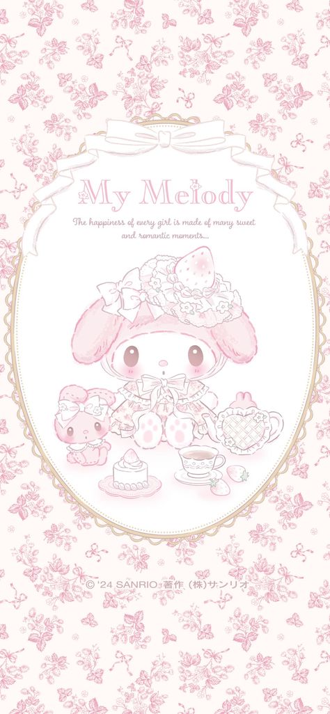 Wallpaper Combinations, Coquette Wallpaper, My Melody Wallpaper, Cocoppa Wallpaper, Iphone Wallpaper Kawaii, Sanrio Wallpaper, Wallpaper Pink, Iphone Wallpaper Photos, Hello Kitty Iphone Wallpaper