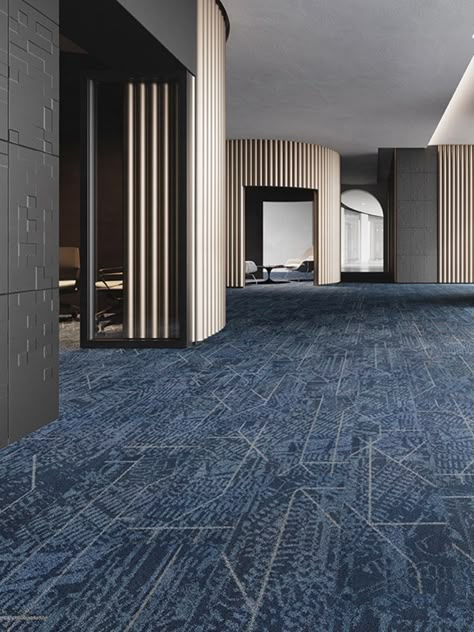 GH Commercial designs and delivers your dream | IndesignLive Sheet Flooring, Corridor Carpet, Building Types, Carpet Room, Urban Mobility, Hotel Carpet, Broadloom Carpet, Blue Office, Office Carpet