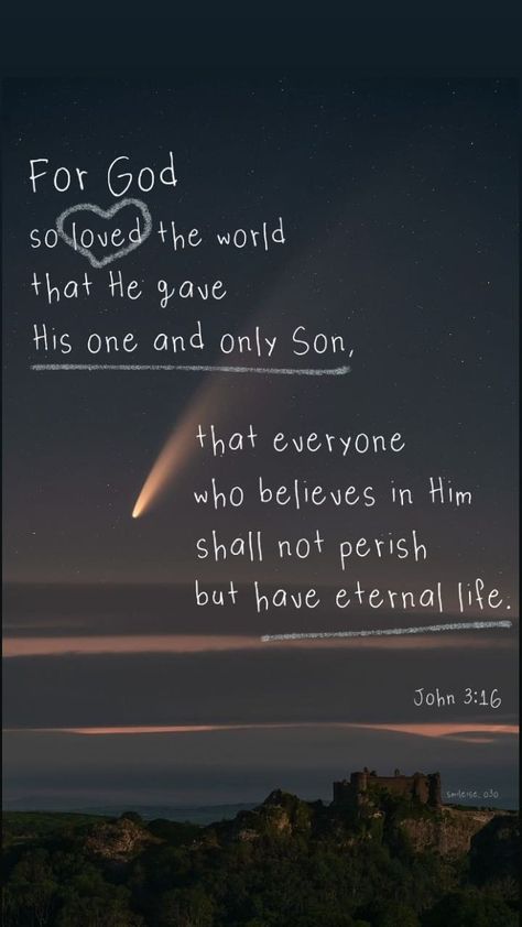 For God so loved the world that He gave His one and only Son, that everyone who believes in Him shall not perish but have eternal life. Good friday God So Loved The World, Jesus Love, John 3:16, For God So Loved The World, John 3 16, Only & Sons, Good Friday, Eternal Life, Jesus Loves