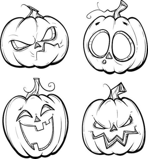 Halloween Drawing Pumpkin, Halloween Drawings Pumpkins, Desenhos Para Halloween, Aesthetic Halloween Drawings, How To Draw Halloween, Halloween Pumpkins Drawing, Drawings Of Pumpkins, Halloween Sketch Ideas, Cute Halloween Sketches