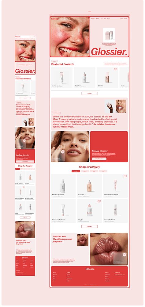 Modern Ux Design, Cosmetic Infographic Design, Beauty Newsletter Design, Minimal Web Design Landing Pages, Webstore Design, Web Shop Design, About Page Web Design, Beauty Website Design, Cosmetic Website