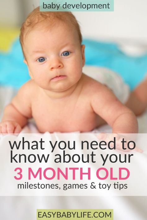 Your 3-Month-Old Baby - Development Milestones, Games to Play, Toys 5 Month Old Milestones, 3 Month Old Milestones, Camila Belle, Baby Development Milestones, Baby Milestone Chart, Infant Curriculum, 5 Month Baby, Baby Development Activities, 5 Month Old Baby