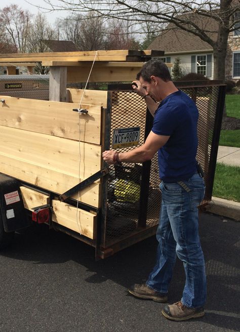 Upgrading a stripped-down utility trailer to move mulch and tow your tools.  By Mark Clement    I’m a trailer guy. Yes, a dump truck would rock for heavy 5x8 Utility Trailer, Lawn Tractor Trailer, Utility Trailer Accessories, Utility Trailer Upgrades, Lawn Trailer, Utility Trailer Camper, Trailer Upgrades, Hauling Trailers, Diy Trailer