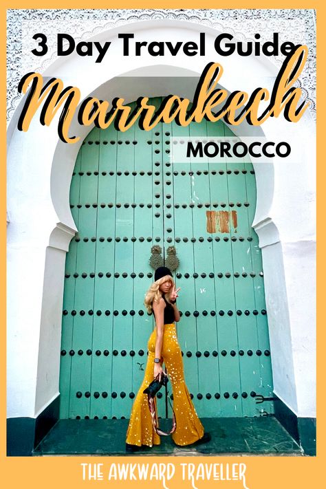 Want a quick weekend in Marrakech, Morocco? Find out how to spend the perfect 3 days in Marrakech with this relaxing itinerary! #marrakech #marrakesh #visitmorocco #marrakechitinerary Old Bananas, Morocco Trip, Marrakech Travel, Travel Africa, Yummy Meals, Packing Ideas, Visit Morocco, Cooking Hacks, One Day Trip