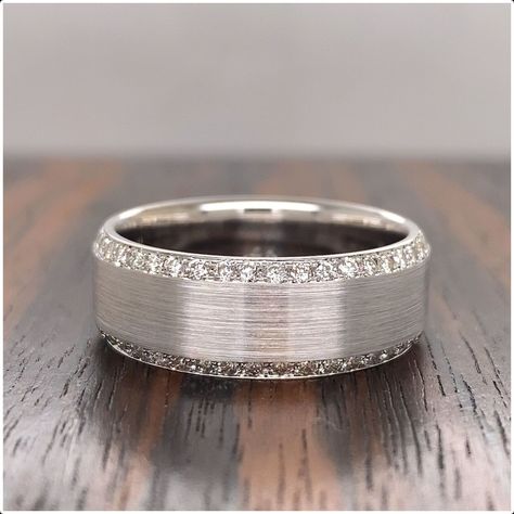 Wedding Bands For Men Diamond, Men’s Rings With Diamonds, Diamond Male Wedding Band, Mens White Gold Wedding Rings, Gold Engagement Rings Men, Mens Wedding Rings Unique Diamonds, Man’s Wedding Ring, Diamond Wedding Ring Men, Mens Wedding Rings Silver Diamonds