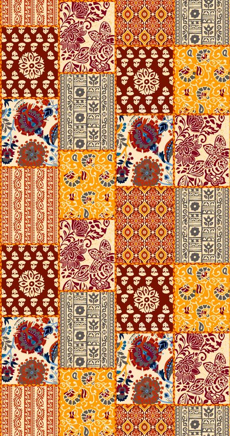 Textile pattern design :: Behance English Pattern Design, Pakistani Textile Patterns, Textile Repeat Patterns, Indian Textiles Aesthetic, Digital Textile Prints Designs, Indian Prints And Patterns, Traditional Indian Prints, Mood Collage, Vintage Textiles Patterns