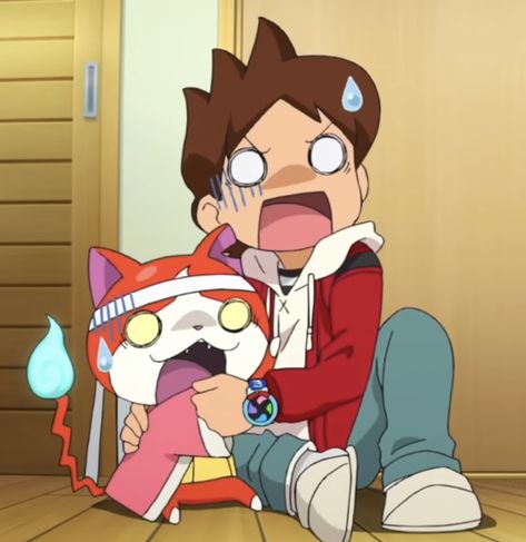 Jibanyan Pfp, Yokai Watch Pfp, Yo Kai Watch 2, Solgaleo Pokemon, Funny Watch, Youkai Watch, Ghost Games, Yokai Watch, I Go Crazy