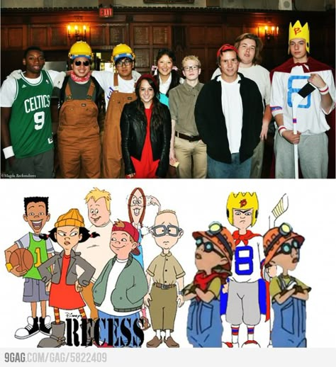 Recess...my childhood Recess Show, Recess Characters, Disfraz Diy, Best Group Costumes, Group Costumes, Nerd Alert, 90s Kids, Cool Costumes, Bones Funny