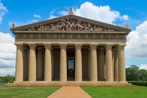 Complete Guide To Centennial Park In Nashville Parthenon Nashville, Nashville Attractions, Famous Structures, Egypt Architecture, Belmont University, Nashville Travel, Ancient Athens, Living In Nashville, Things To Do In Nashville