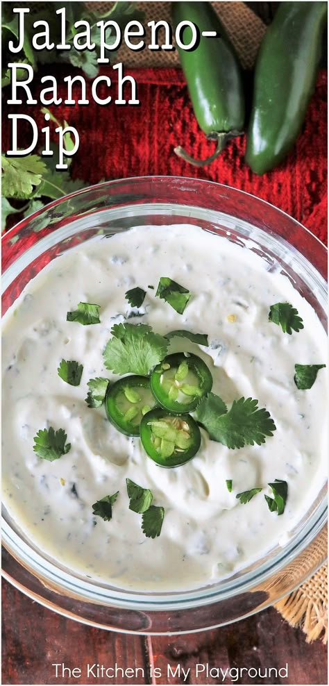 Bowl of Jalapeno-Ranch Dip Cilantro Jalepeno Ranch Dip, Chuys Jalepeno Ranch Dip, Jalapeno Chip Dip, Pickled Jalapeno Dip, Creamy Jalapeno Ranch Dip, Ranch Dip For Wings, Jalapeno Ranch Dip Easy, Ranch Jalapeno Dip, Jalapeños Dip