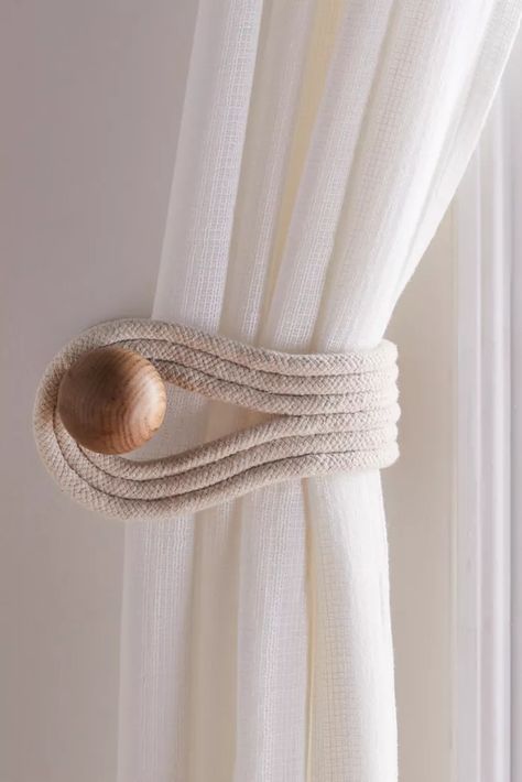 Rustic Curtains, Curtain Ties, Curtain Tie Backs, Home Hardware, Decoration Design, Printed Rugs, Home Deco, Home Design, Decor Inspiration