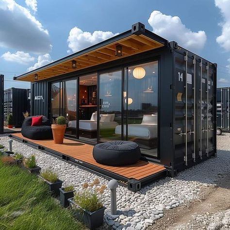 Affordable Shipping Container Homes Dark Cottagecore House, Barn Dominium, Modern Mexican Home, Houses On Wheels, Small Barn House, Farm Style House, Container Homes For Sale, Hut House, Modern Home Offices