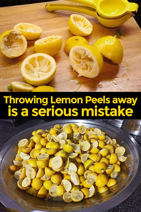 If you use them like this they are worth gold at home Uses For Lemon Peels, Fruit Peels Uses, Lemon Peel Uses, Lemon Peel Benefits, Italian Limoncello Recipe, Lemon Hacks, Italian Limoncello, Food Remedies, Lemon Peels