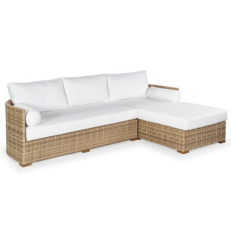 Ebern Designs Yawkey 99.7'' Outdoor Patio Sectional Set - Wayfair Canada Patio Daybed, Patio Ottoman, Patio Rocking Chairs, Patio Sectional, Sunbrella Cushions, Patio Dining Chairs, Outdoor Chaise, Patio Sofa, Chaise Sectional