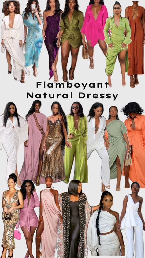 Kibbe flamboyant natural Flamboyant Natural Wedding, Natural Essence Outfits, Flamboyant Natural Celebrities, Natural Flamboyant Style, Kibbe Flamboyant Natural Outfit, Flamboyant Natural Outfit, Flamboyant Natural Kibbe, Flamboyant Natural Style, Natural Outfits