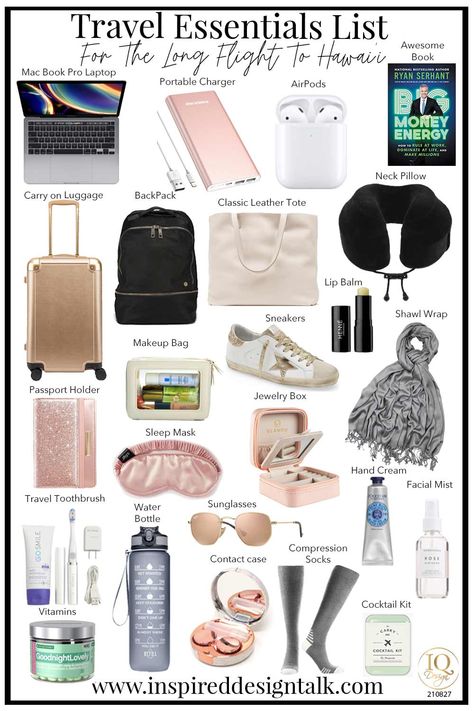 Trip Essentials Packing Lists, Road Trip Kit, International Travel Essentials, Europe Travel Essentials, Everyday Bag Essentials, Travel Packing Checklist, Flight Essentials, Vacation Videos, Travel Bag Essentials