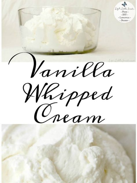 Easy Whipped Cream Recipe, Sturdy Whipped Cream Frosting, Easy Whipped Cream, White Frosting Recipes, Oatmeal Bread Recipe, Perfect Whipped Cream, Whipped Cream Recipe, Sweet Whipped Cream, Recipes With Whipping Cream