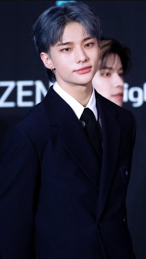 Hyunjin from Stray Kids Hyunjin And In, Charm School, Skz In Cute, Hwang Hyunjin, Policeman, My Only Love, My Vibe, Kpop Idol, Classy Outfits