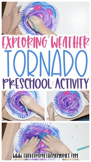 Exploring Art With Preschoolers, Weather For Preschool, Tornado Activities, Weather Crafts Preschool, Tornado Project, Tornado Craft, Nature Provocations, Weather Preschool, Weather Lesson Plans