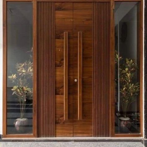 Door Designs ✨️ #door #doors #doordesigns #doordesigns #woodendoor #homedesignsdworld #fypシ゚viralシ2024fyp #explorepage #reelkrofeelkro #makeuphack #houseofthedragon #skincaregoals #koreafoodcravings #adventuretravel Plywood Door Designs, Plywood Door, House Front Door Design, Wooden Main Door, Front Gate, House Front Door, Front Door Design, Door Designs, Main Door