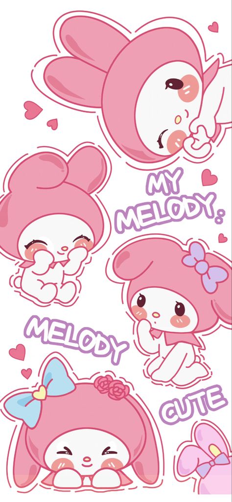 Pink Wallpaper Hello Kitty, Images Hello Kitty, Walpaper Hello Kitty, My Melody Wallpaper, Hello Kitty Crafts, Images Kawaii, Iphone Wallpaper Kawaii, Kitty Drawing, Hello Kitty Backgrounds