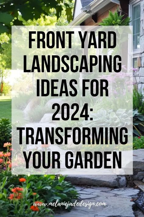 Revamp your front yard with the top landscaping trends of 2024. From minimalist designs to vibrant floral displays, find inspiration to transform your garden into a welcoming oasis. #FrontYardDesign #Landscaping2024 #GardenMakeover Lawn Design Ideas, Pool Garage, Landscape Ideas Front Yard Curb Appeal, Cabinets Bedroom, Tattoo Garden, Front Lawn Landscaping, Front Yards Curb Appeal, Garden Pathways, Front Yard Decor