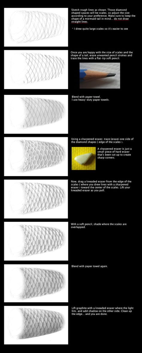 How To Draw Mermaid, Scales Tutorial, Draw Mermaid, Drawing Mermaid, Mermaid Drawings, Lips Drawing, Mermaid Tails, Mermaid Scales, Art Instructions