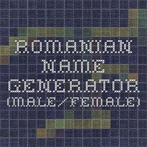 Romanian name generator (male/female) Russian Last Names For Characters, Romanian Last Names, Male Russian Names, Russian Male Names, Russian Names Female, Russian Last Names, Romanian Names, Russian Names, Last Names For Characters