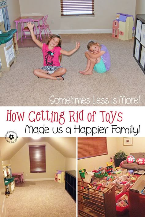 Declutter Toys Organizing Ideas, How Many Toys Do Kids Need, Decluttering Kids Toys, Declutter Kids Toys, Downsizing Toys, Toy Decluttering Tips, Best Kids Toys, Happy Family, Organization Kids