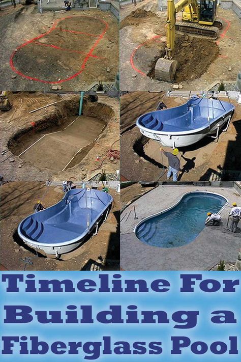 Cheap Inground Pool, Swimming Pools Backyard Inground, Small Fiberglass Pools, Fiberglass Pool Installation, Inground Pool Designs, Moderne Pools, Pool Cost, Building A Swimming Pool, Fiberglass Swimming Pools