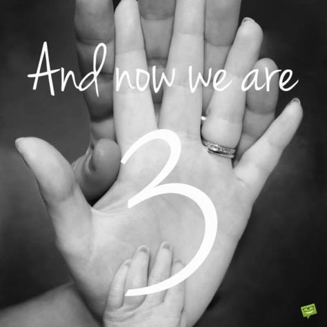 And now we are 3. Baby Born Announcement, Birth Announcement Wording, Baby Quotes Pregnancy, Newborn Baby Quotes, Vom Avea Un Copil, Baby Captions, Newborn Quotes, Wording Ideas, Complete Family