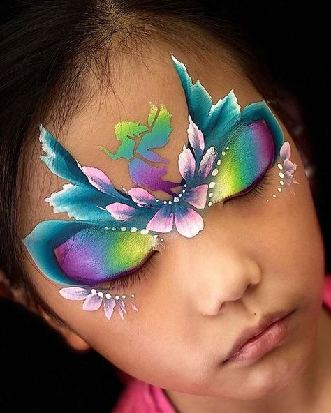 Face Painting Images, Face Painting Flowers, Fairy Face Paint, Butterfly Face Paint, Girl Face Painting, Face Painting Stencils, Festival Face, Butterfly Face, Face Painting Easy